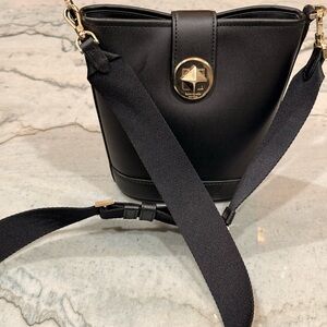 Kate Spade Elegant Black mini Bucket Bag